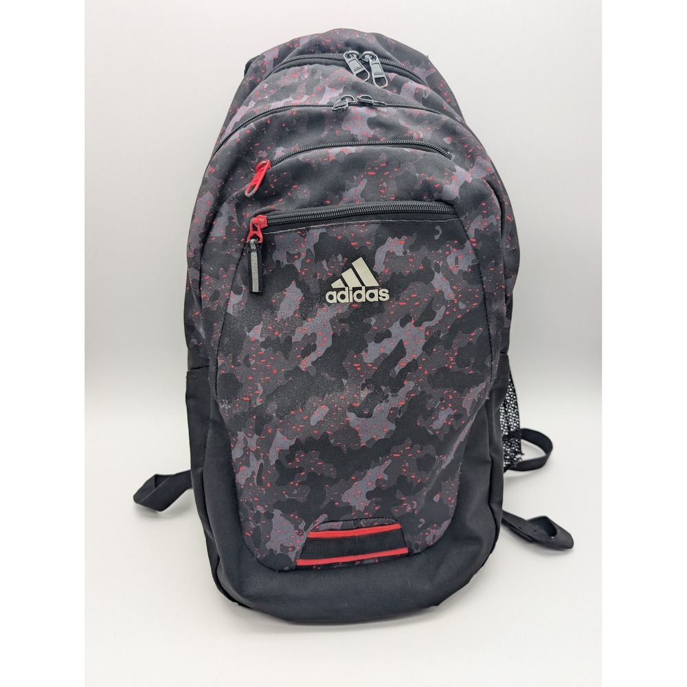Adidas Foundation 6 Backpack Red Black Camo New Camouflage Adult Athletic